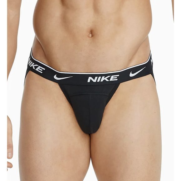 Nike Jock Jockstrap Everyday Cotton Stretch Underwear Dri-Fit Rare Men's Medium - Picture 3 of 7